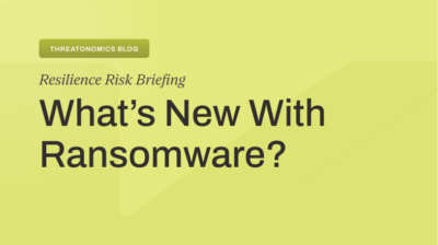 Risk Briefing: Cyber extortion has fundamentally changed